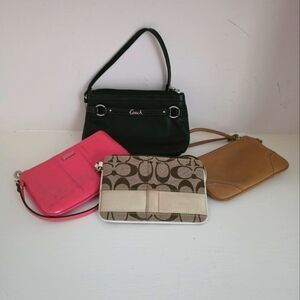 Coach Bundle of 4 Wristlets